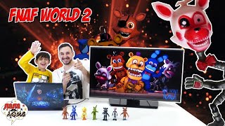 Папа Роб и Ярик играют в FNaF World - Часть 2