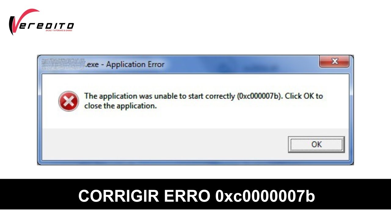 The application was unable. Ошибка при запуске 0xc000007b. 0 XC 0000007 B. Ошибка запуска приложения 0xc000007b. The application was unable to start correctly 0xc000007b.