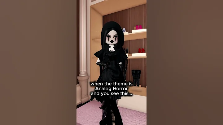 when the theme is Analog Horror and you see this... #dresstoimpressroblox #dti #dtiroblox #roblox