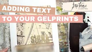Adding Location Text to Your Gelprinted Photos