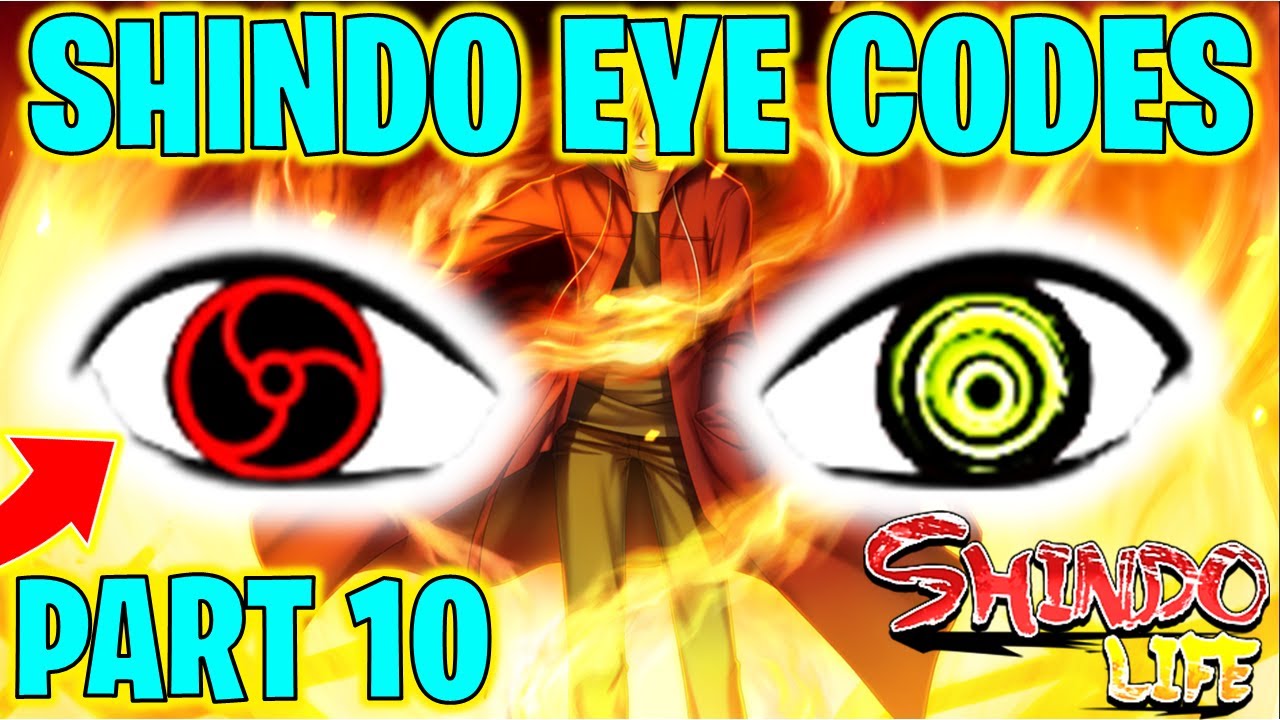 ⭐SHINDO LIFE ITACHI CUSTOM EYE CODES⭐