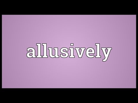 Header of allusively