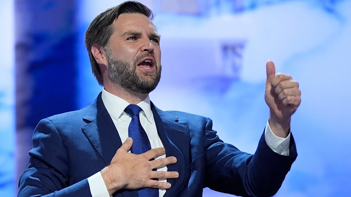 'What an honour': JD Vance makes passionate first speech as Trump VP pick