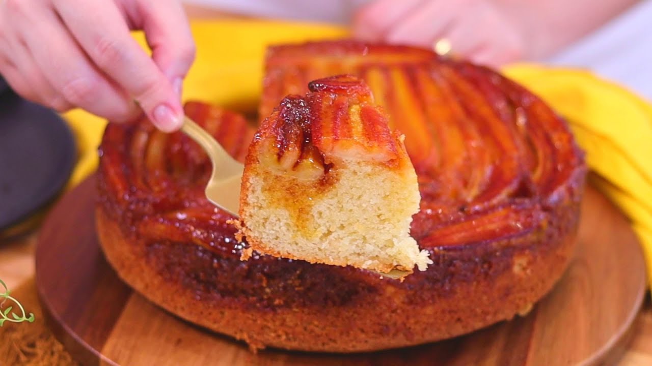 BOLO DE BANANA BANANUDO COM MUITO CARAMELO