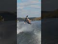 Beginner learns flips on a wakeboard!
