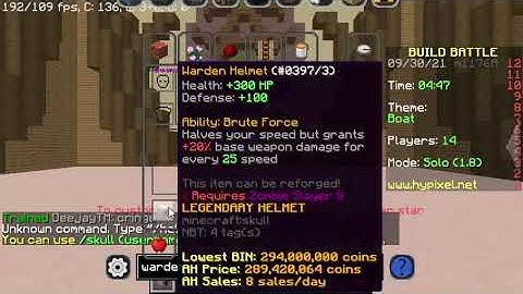 Hypixel Skyblock INSANE GLITCHED ITEM(PLACED WARDENS HELMET)*DO BEFORE PATCH* cracked (+free air) 😱🤑