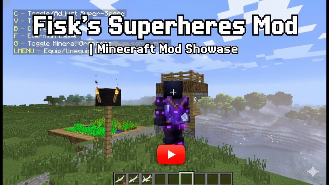 Fisk's Superheroes Mod | Minecraft MOD Showcase - Become the ULTIMATE ...