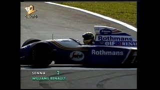 Senna and Schumacher lap the field in Brazil, 1994