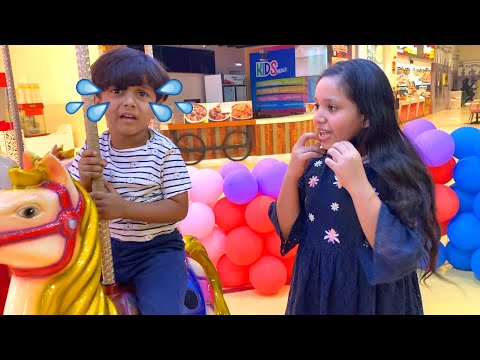 شفا لاعبت البيبي في مدينة العاب Fun day at playground with kids