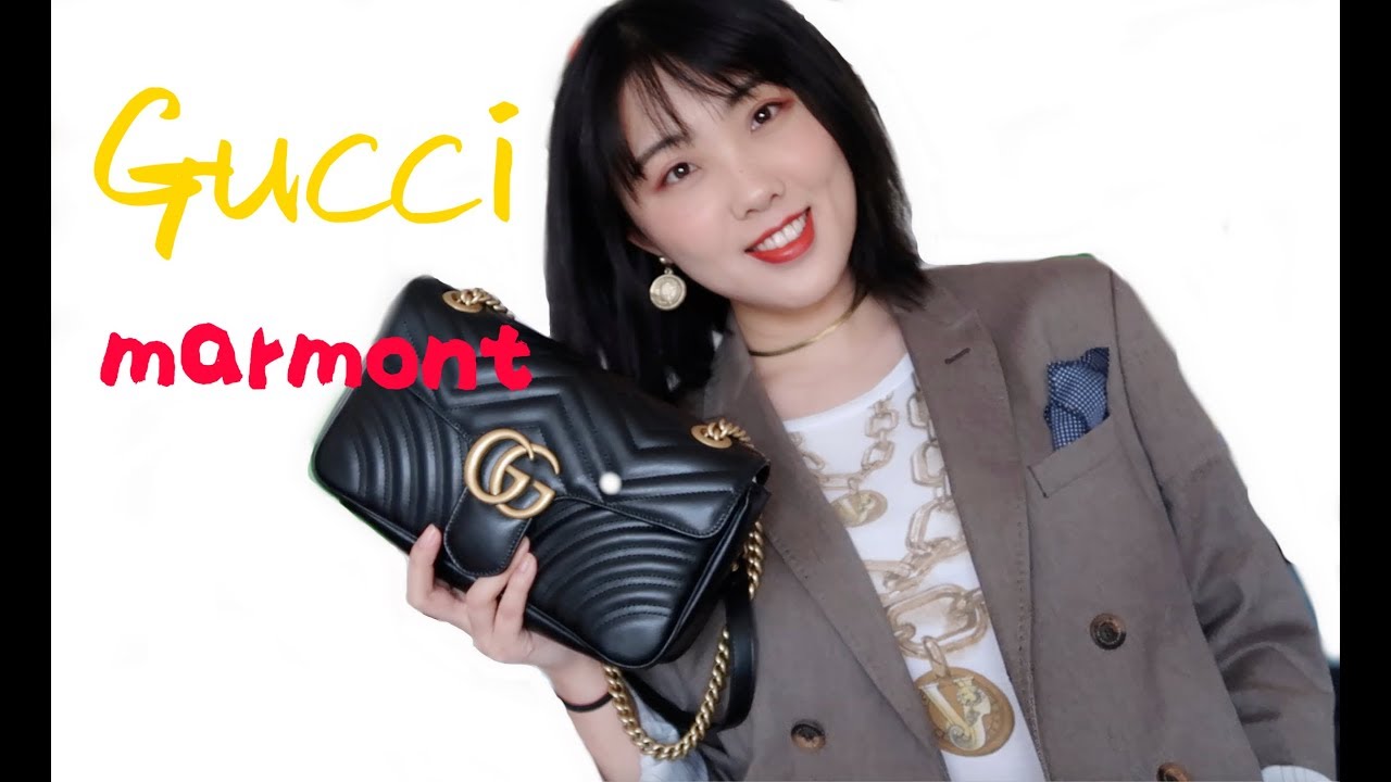 Unboxing/Review Gucci GG Marmont Super Mini White Bag! Meili Huang