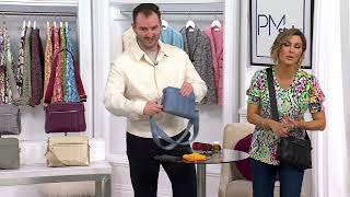 IHKWIP The City Chic Double Entry Crossbody on QVC