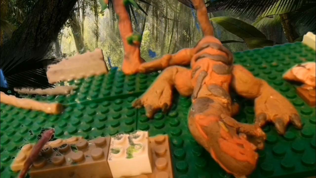 парк юрского периода /ти-рекс против спинозавра - YouTube