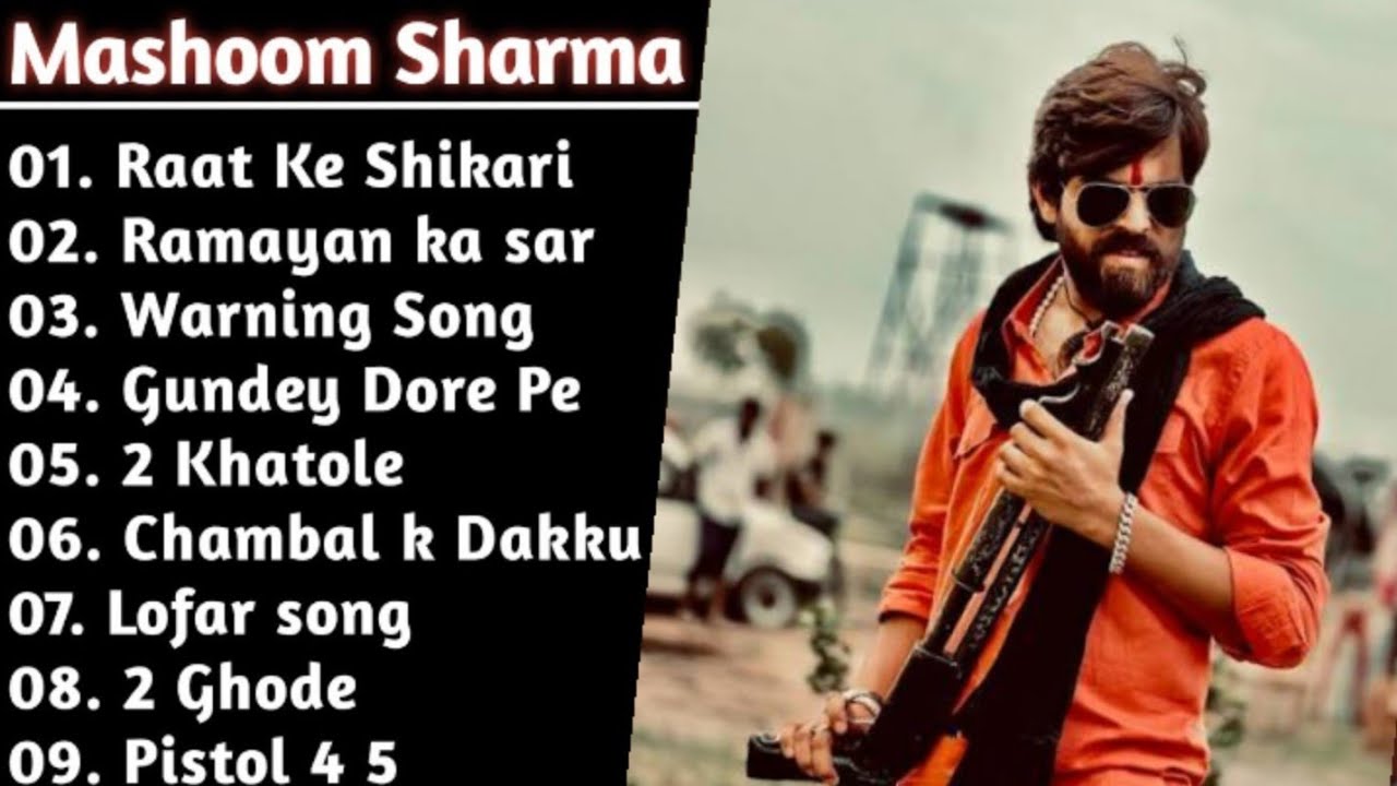 Mashoom Sharma All Hit Songs | New Haryanvi / game free fire | Latest Haryanvi Singh 🥰🎯