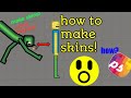 How to make your own skins characters in melon playground  tutorial 