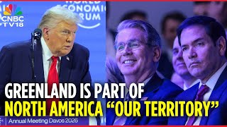 Trump Calls for Immediate Negotiations To Discuss US Acquisition of Greenland | Davos 2026 | N18G