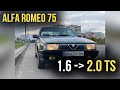 ALFA ROMEO 75: НОВИЙ ДВИГУН І НАСТУПНІ ПЛАНИ