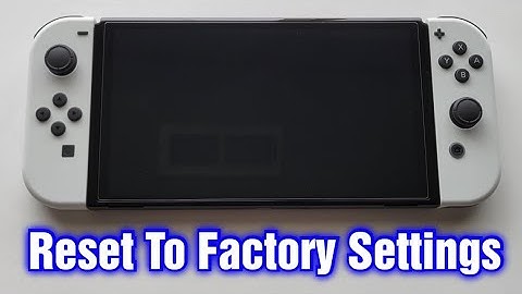 Nintendo Switch OLED – Reset To Factory Settings (Initialize)
