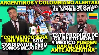 Gilberto Mora Spreads The Words Argentinians And Colombians Debate The Mexico Vs. Argentina Match