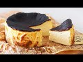 とろっととろける♪見た目も完璧なバスクチーズケーキ|Basque Cheesecake