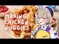 Chicken Nuggets from Scratch! & Onion Rings [Handcam]