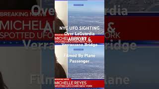 NYC UFO Sighting over Airport| LaGuardia Airport UAP sighting from Air Plane. Interdimensional seen