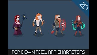 Pixel Art Top Down RPG Characters