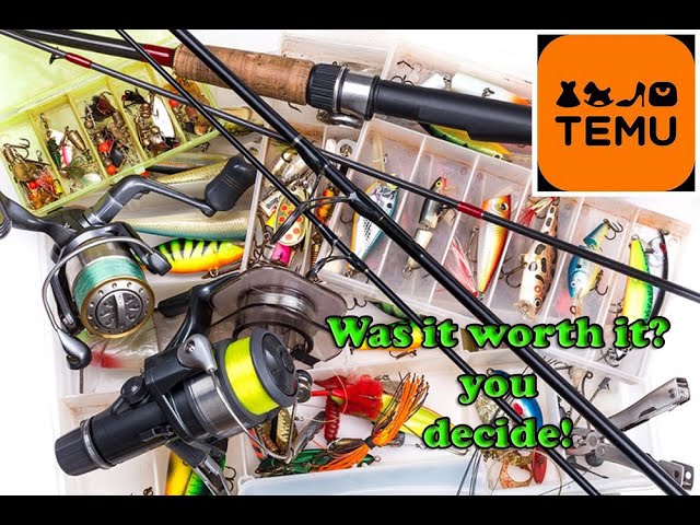 Is Temu worth it? you decide - fishing lures and gear. 