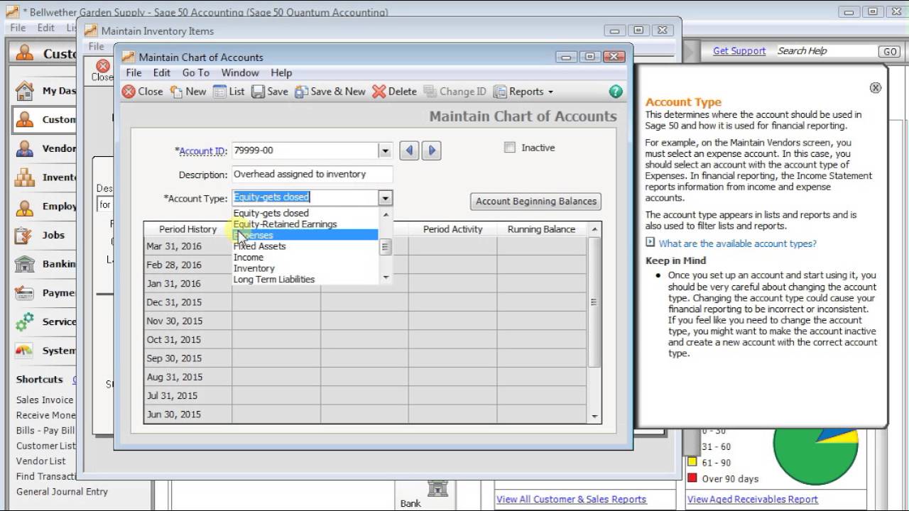 How To Print Chart Of Accounts In Sage 50