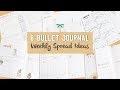 8 Bullet Journal Weekly Spread Ideas