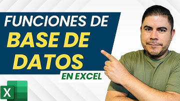 Funciones de Base de datos en Excel