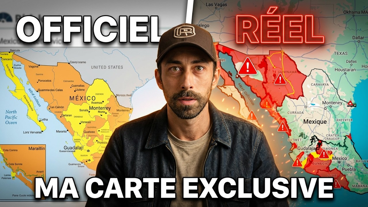 MEXIQUE : La véritable géographie des risques (Ma carte exclusive)
