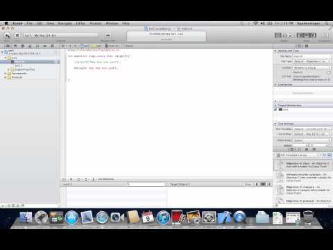 Tutorial 4 Objective C from C(printf Equivalent)