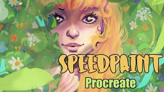 SPEEDPAINT PROCREATE ✦ SPRING