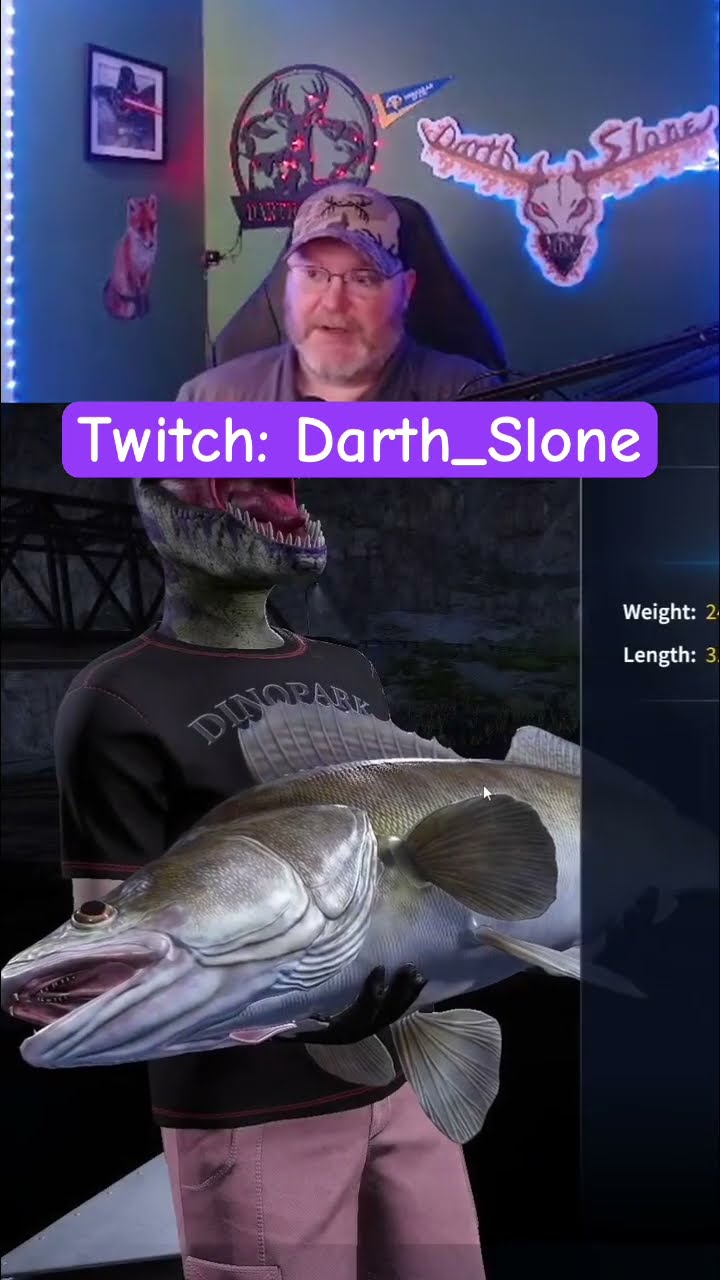 Dime Zander #fishing #twitch #gaming #darthslone