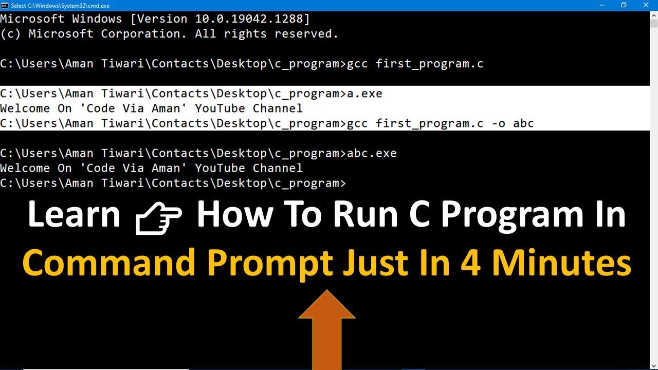 2 Easy Ways to Run a Program on Command Prompt in Windows