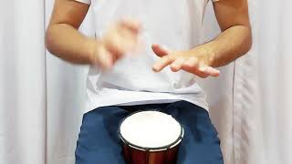 Mini Djembe Percussão Africano Pintado Colorido Tambor Bongo LOJA DOS ARTISTAS