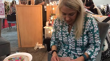 Wool Embroidery Demo with Jo Avery