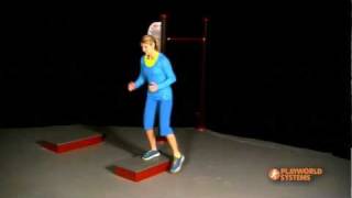 Agility Step Exercises - Straddle Step