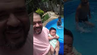 Alice 1810 - Dia De Piscina Alice E João Na Casa Voinho Janeiro 2021