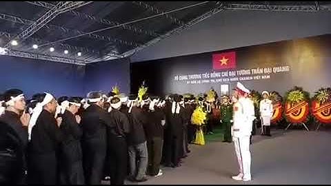 Lễ an táng Chủ tịch nước Trần Đại Quang tại Ninh Bình