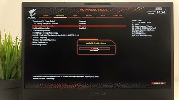 Gigabyte Aorus 15: How to Enable/Disable Switchable Graphics