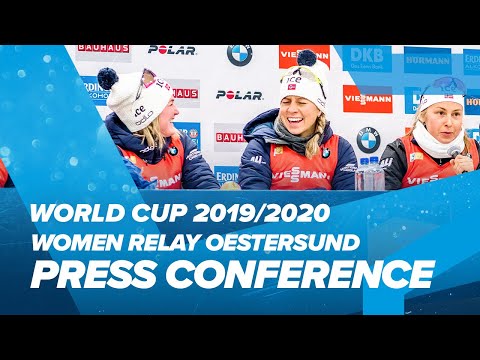 Oestersund Women Relay Press Conference