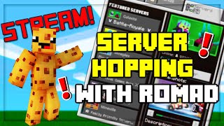 Server Hopping With Fans! || STREAM!!
Welcome Guys To A Brand New Stream!
Hit LIKE for more MINECRAFT Videos!
Subscribe to the channel if you are new!
Our Discord: https://discord.gg/Fc2eSZ5
π» Follow my Socials!
β½ Twitter - https://twitter.com/Romad_YTββββ
β½ Discord - Romad#2320ββ
β½ TikTok - RomadShorts Server Hopping With Fans! || STREAM!!