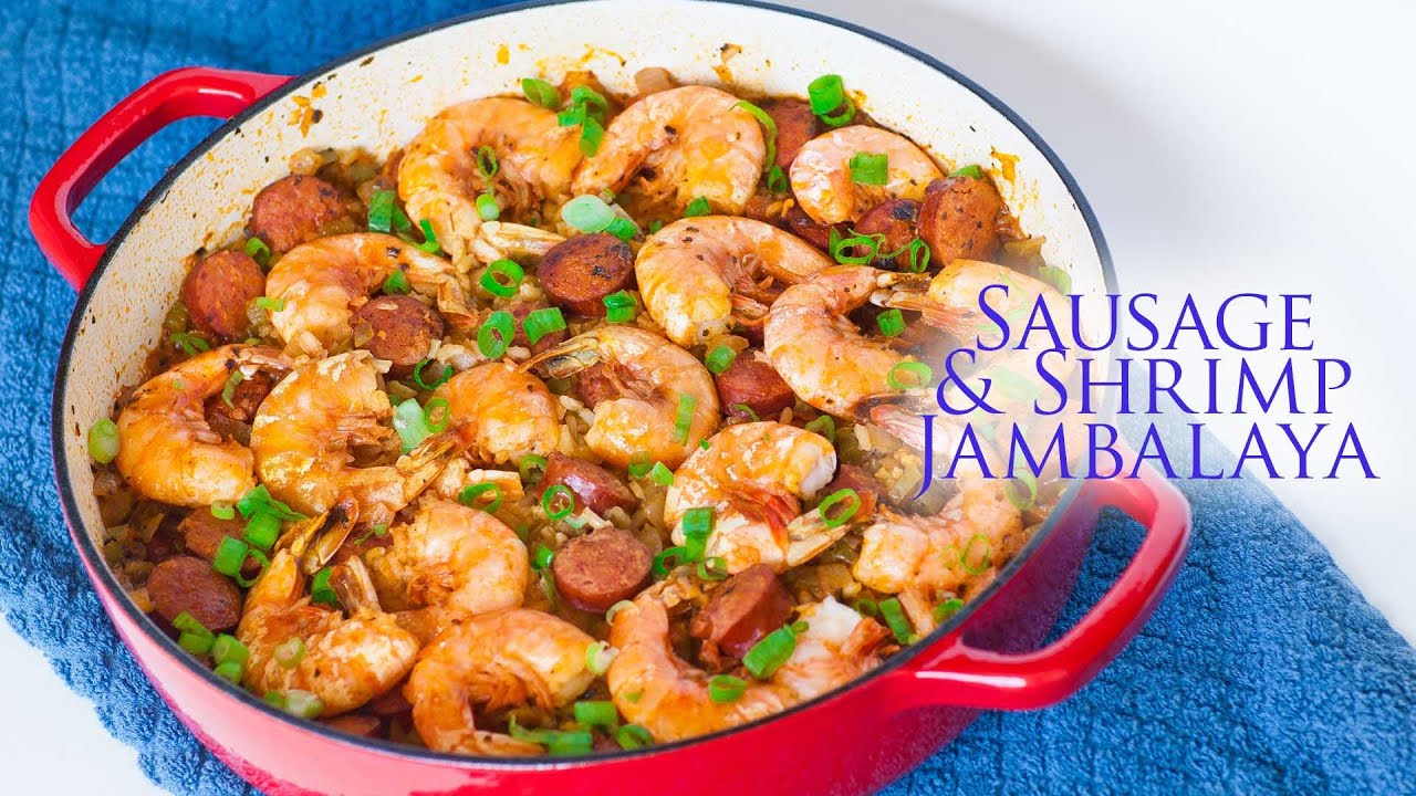 ⁣Shrimp and Sausage Jambalaya