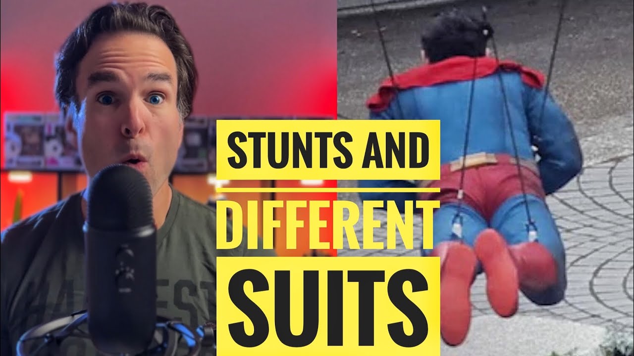 James Gunn’s Superman Flying And New Suit Set Photos