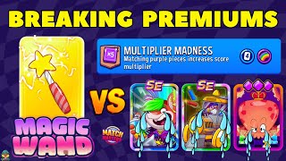 GOLD BOOSTER MAGIC WAND BREAK PREMIUM BOOSTERS | Match Masters Multiplier Madness + Rainbow