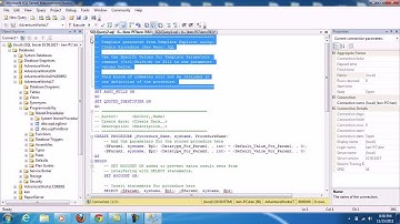 DATABASE tutorial 4 stored procedure GAN