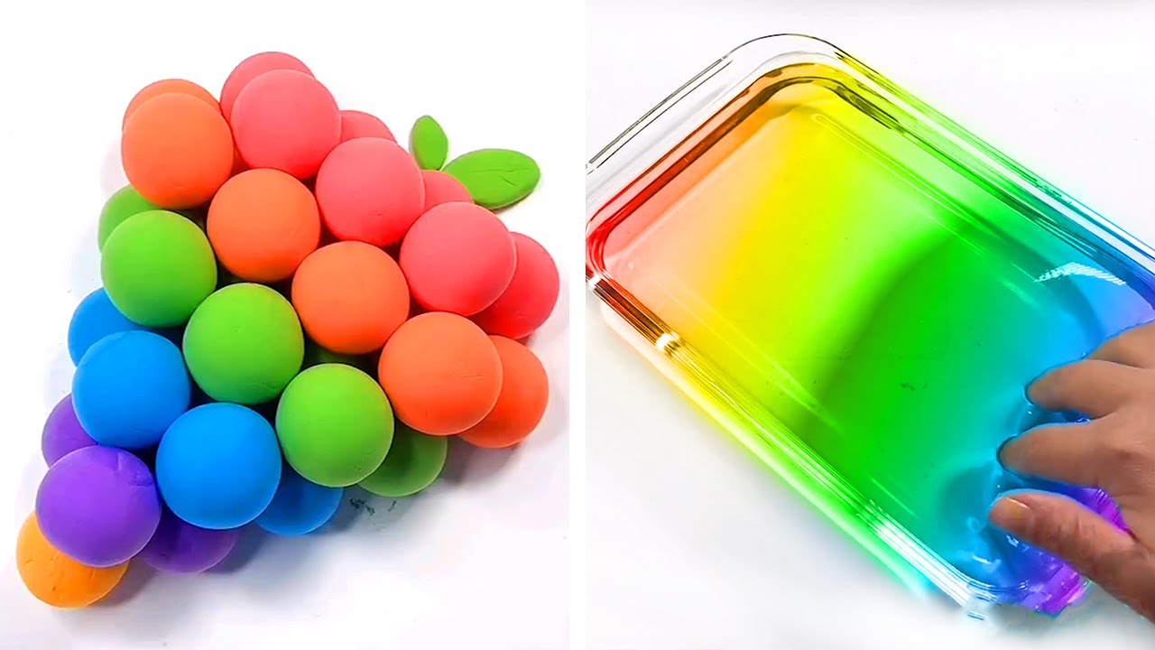 24 Hours Of Oddly Satisfying Slime ASMR - Relaxing When Stressed Or ...