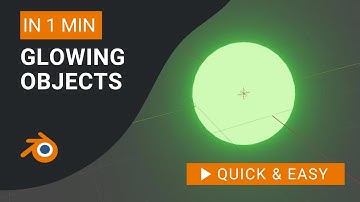Blender Tutorial: How to Make Objects Glow in Blender