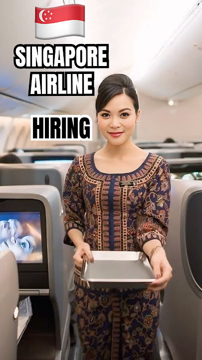 SINGAPORE AIRLINE 🇸🇬✈️ is hiring for ( Cabin Crew ) in TOKYO, JAPAN 🇯🇵. Link in bio 👇🏻